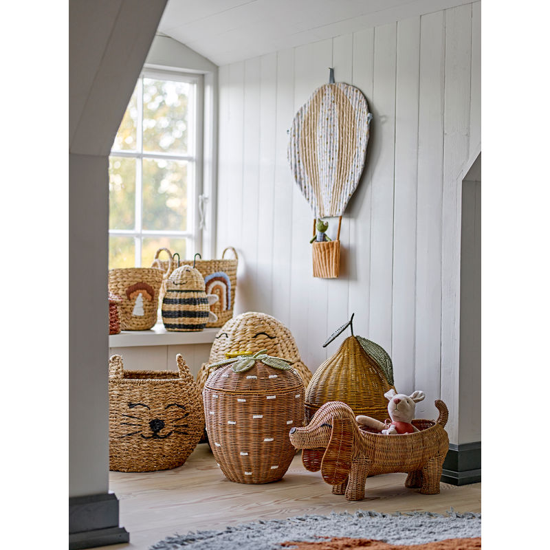 Panier Pelino Bloomingville MINI, brun