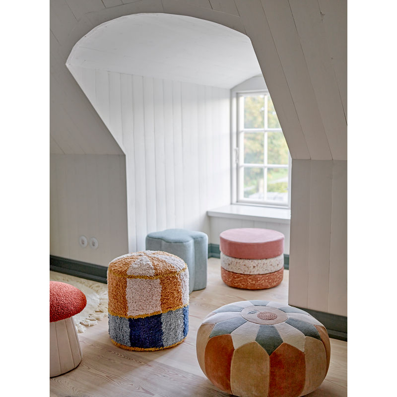 Pouf Bloomingville MINI Agnes, marron, coton