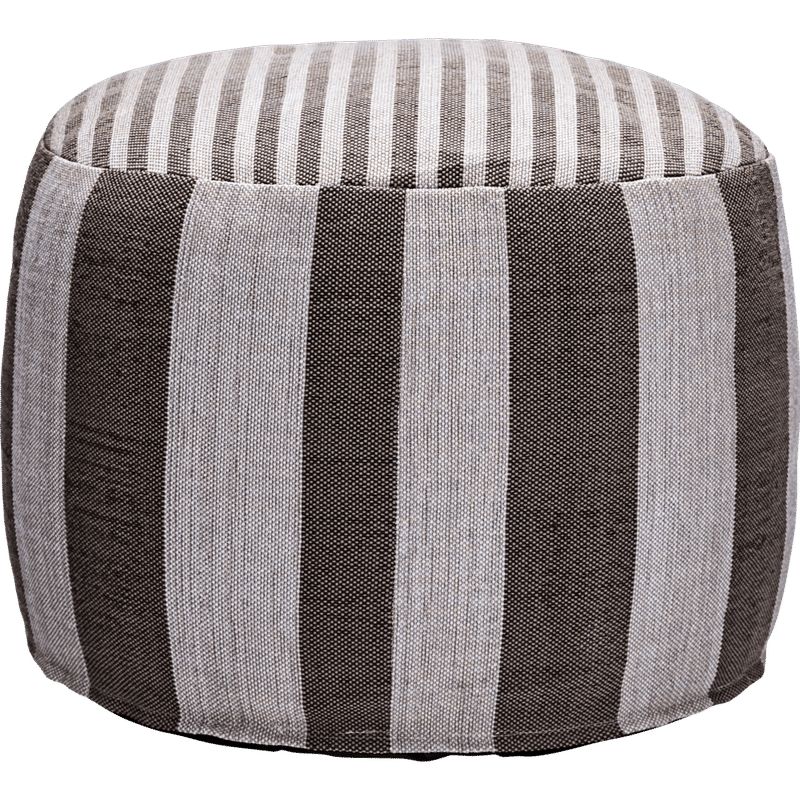 Puf Alfo de House Doctor, marrón; blanco