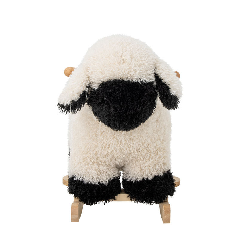 Bloomingville MINI Dolly Schaukelspielzeug, Schaf, Weiß, Polyester