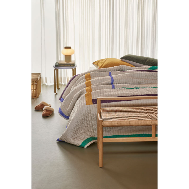 Hübsch Colcha Twist Square 260x260 Sand/Multicolor