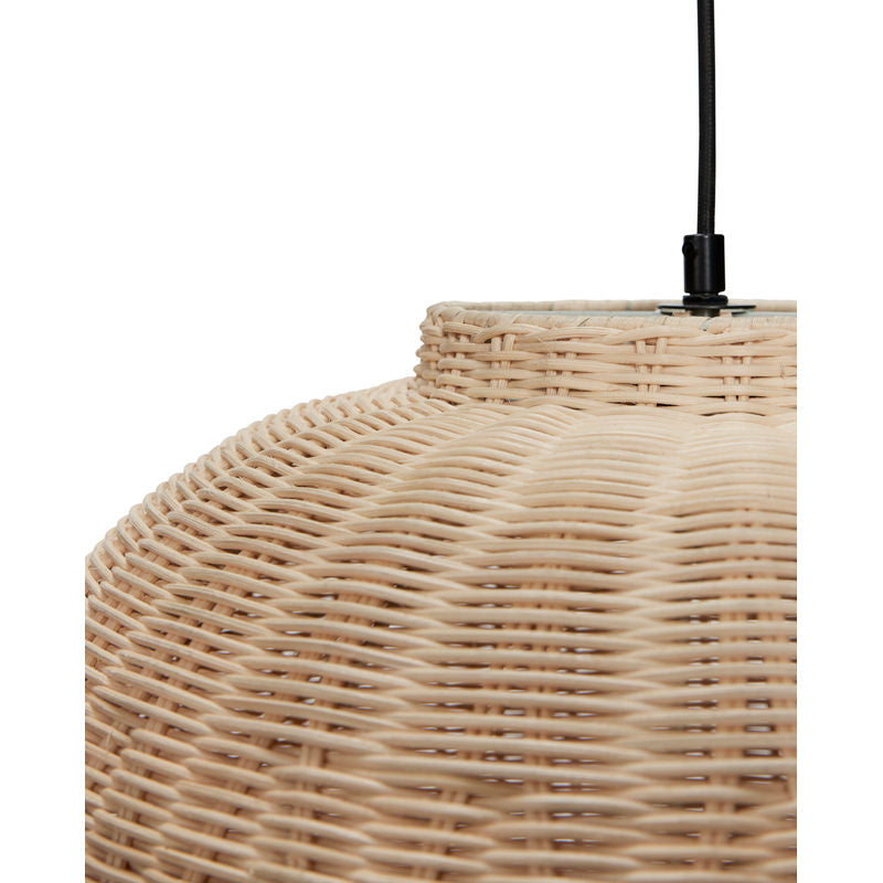 Colgante chand Hübsch redondo natural