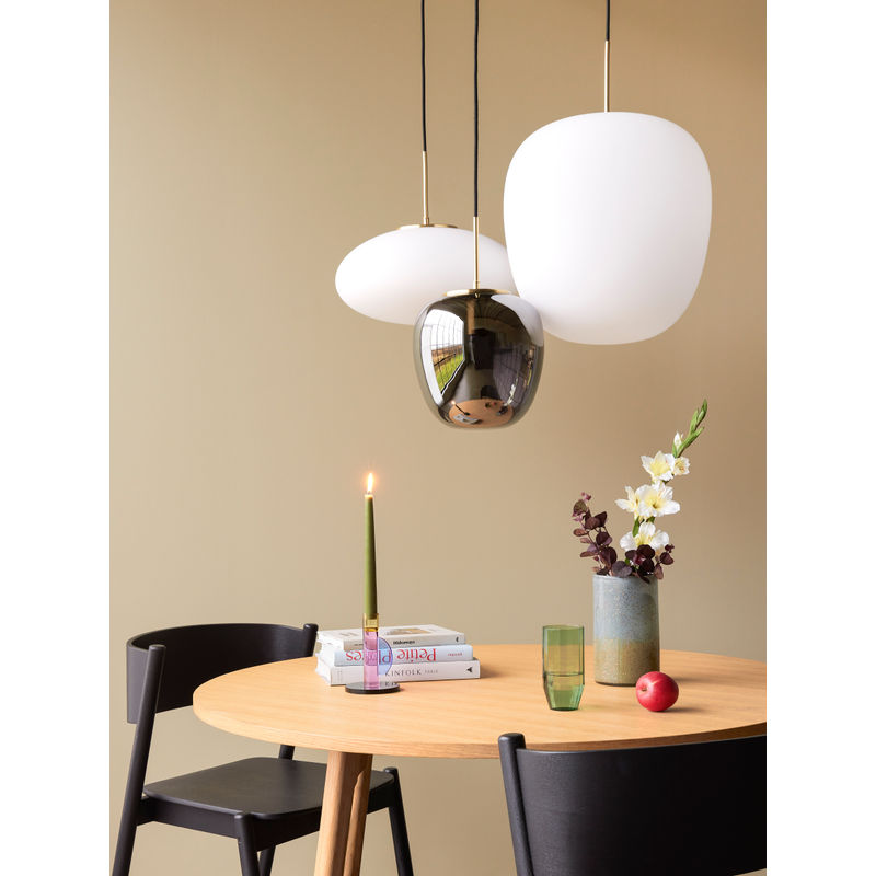 Lampe à suspension Hübsch Muse, blanche