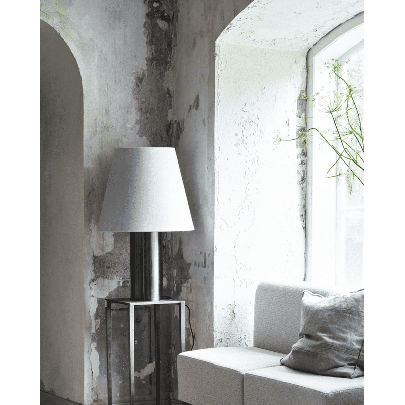 House Doctor Bakra Lampenschirm, Antik Weiß