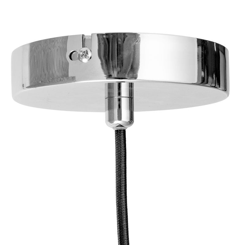 Bloomingville Adar Pendelleuchte, grau, Glas