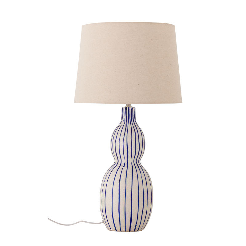 Creative Collection Gavisa Tischleuchte, blau, Steingut