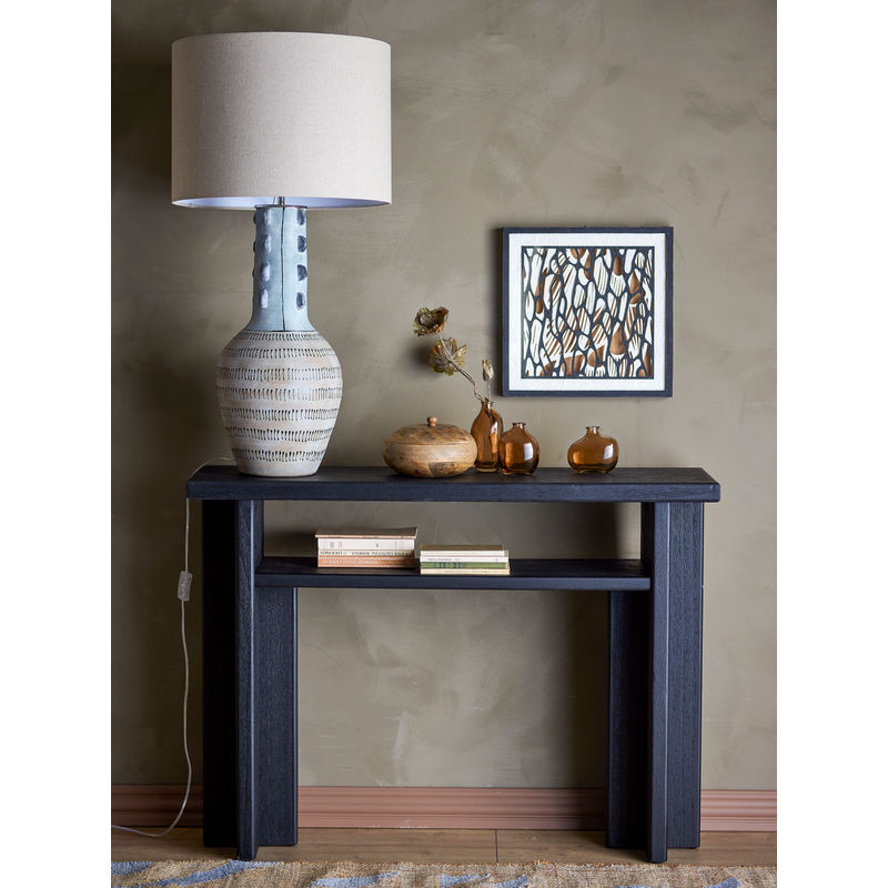 Mesa consola Cupa de Bloomingville, negra, madera