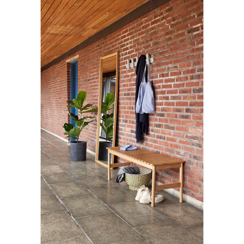 Banc Hübsch Row, bois naturel