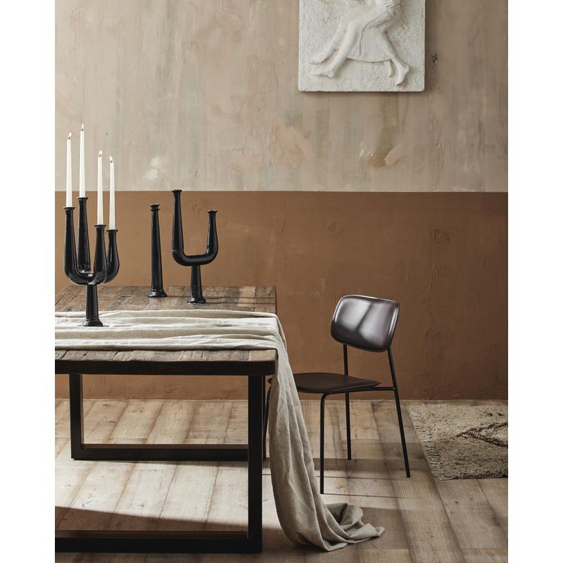Candelabro Nordal Ulopu, negro