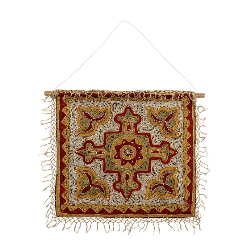 Kreative Kollektion Mughal Wanddekoration, Rot, Baumwolle