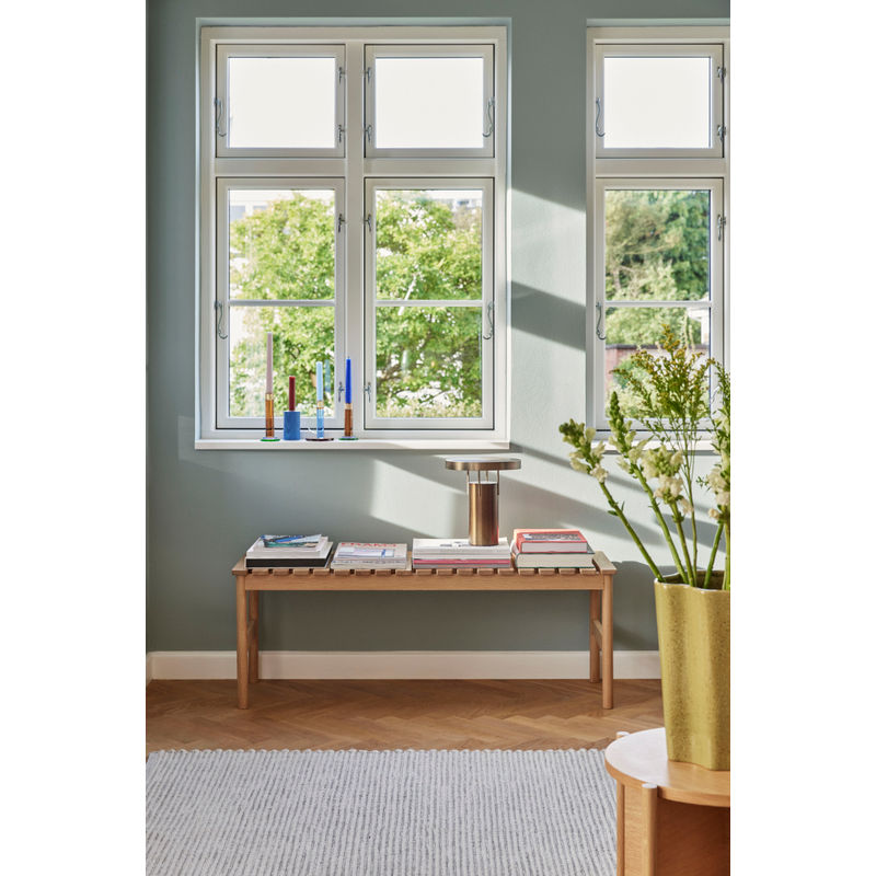 Banc Hübsch Row, bois naturel