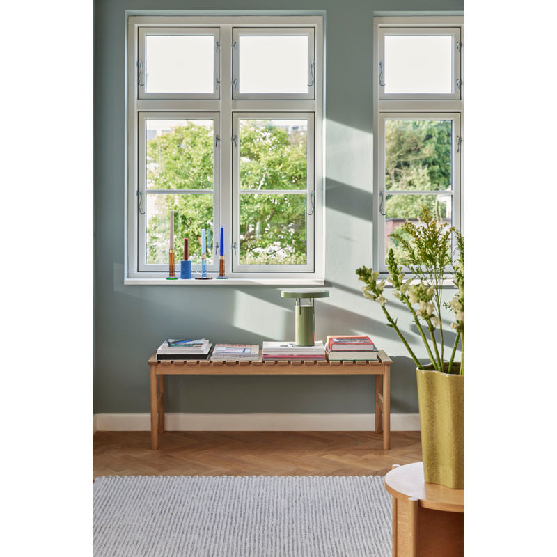 Banc Hübsch Row, bois naturel