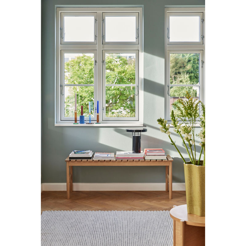 Banc Hübsch Row, bois naturel