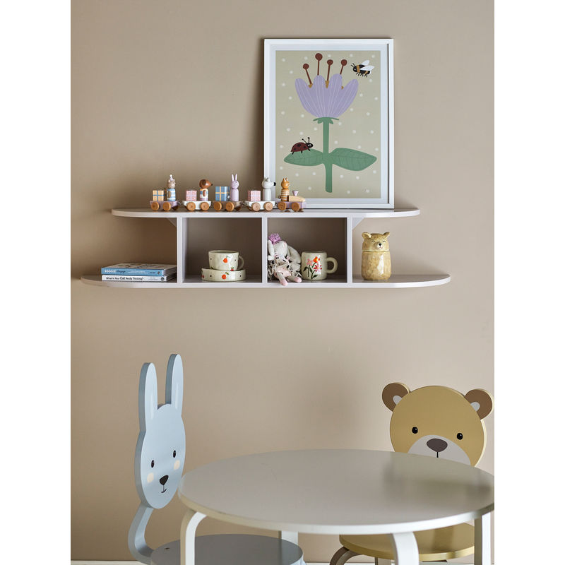 Bloomingville MINI Elias Regal, Grau, MDF Holz