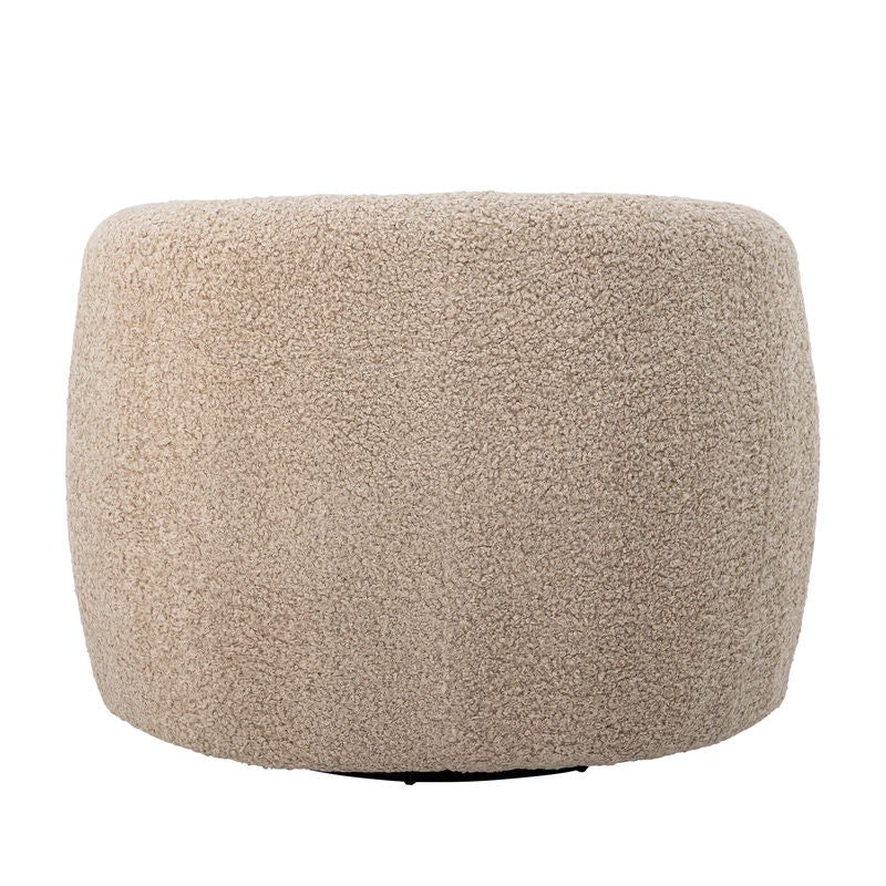 Fauteuil Bocca de Bloomingville, Naturel, Polyester