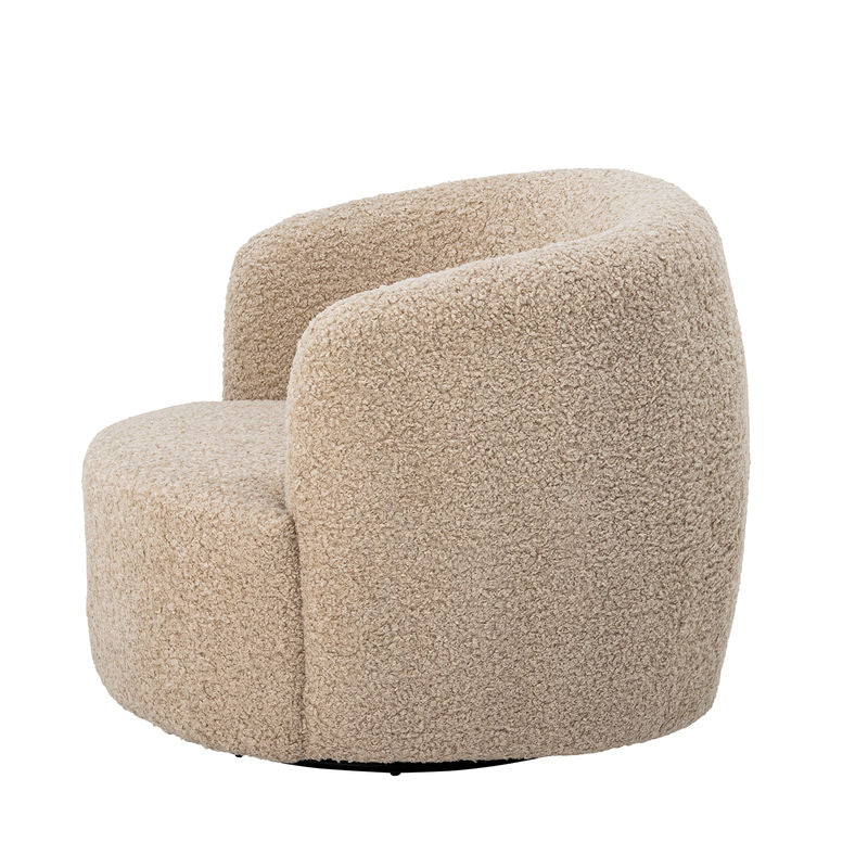 Fauteuil Bocca de Bloomingville, Naturel, Polyester