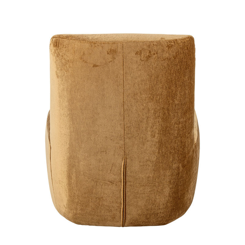 Creative Collection Almonde Loungestoel, Braun, Polyester