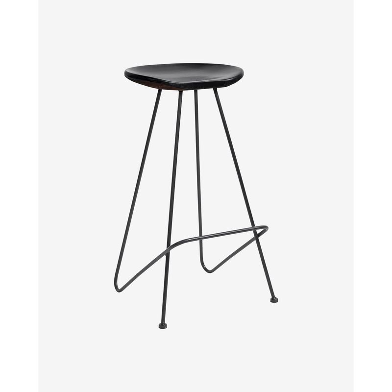 Silla de bar Nordal Barry, negra