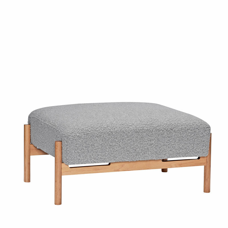 Hübsch Moment pouf, gris