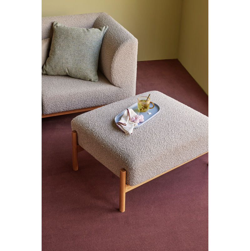 Hübsch Moment pouf, gris