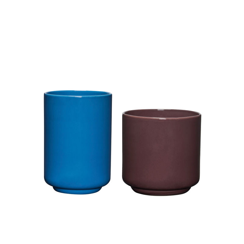 Hübsch Deux Pots potten, set van 2