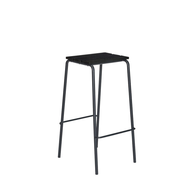 Hübsch Stilt Barhocker, schwarz