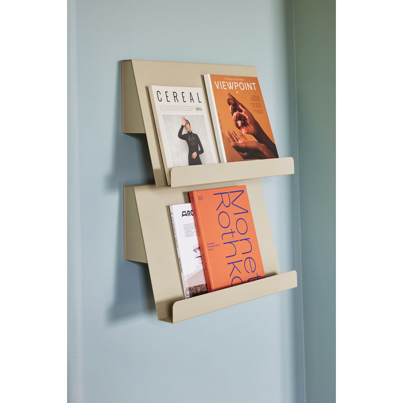 Hübsch Slope Wall Zeitschriftenhalter, grau