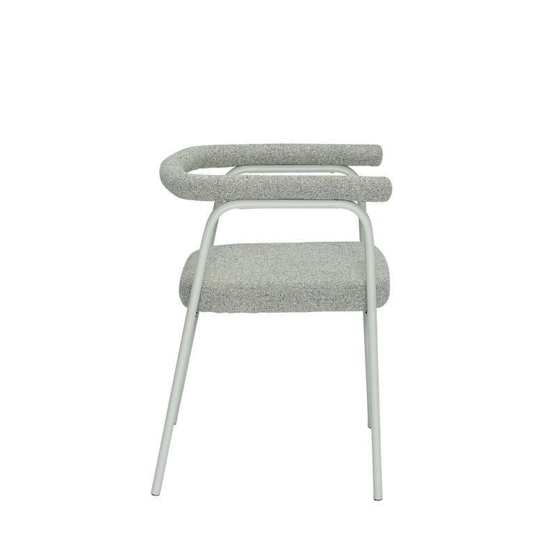 Silla de comedor Hübsch Ecto, gris