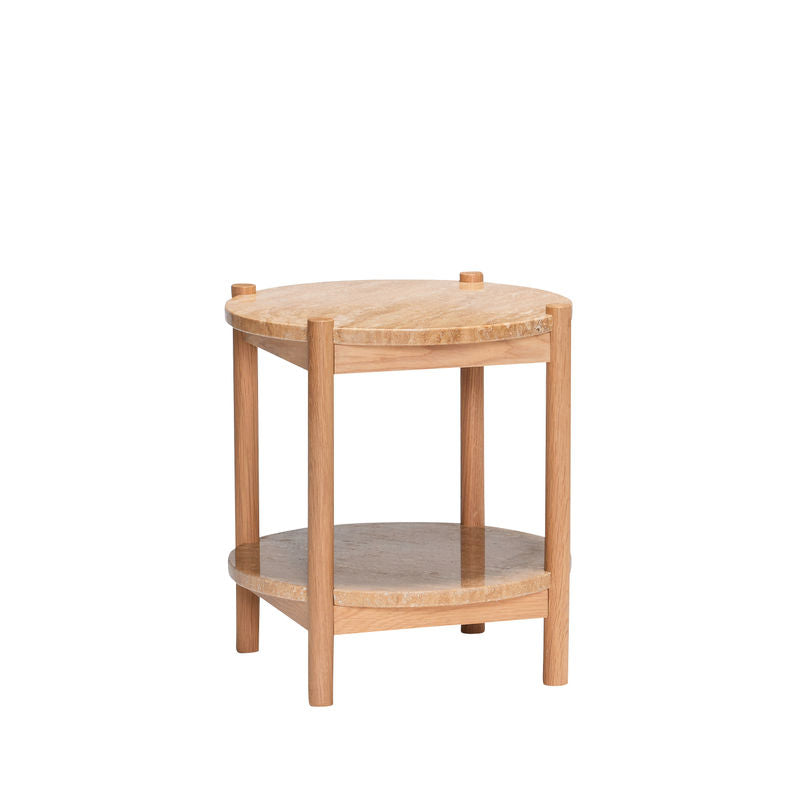 Hübsch Trava bijzettafel, naturel hout