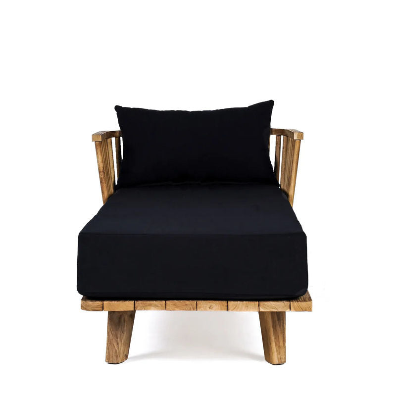 Bazarbizar-b2b Le lit de jour Malawi-Noir naturel