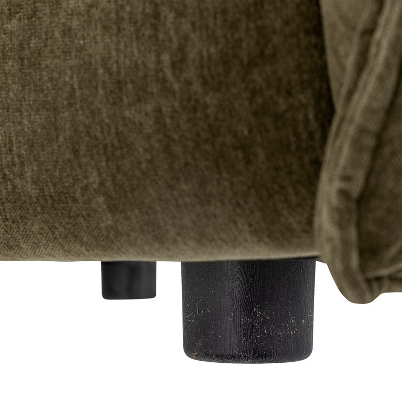 Fauteuil Lounge Austin de Bloomingville, Vert, Polyester Recyclé