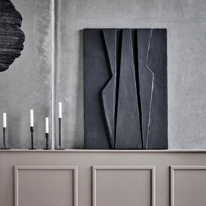 Hausarzt Wand kunst, HDMachie, Mattschwarz