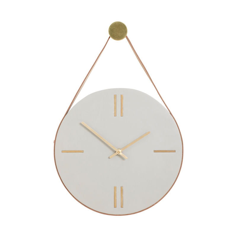 Hübsch Drop Clock Gris