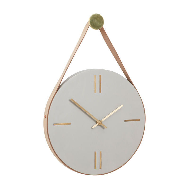 Hübsch Drop Clock Gris