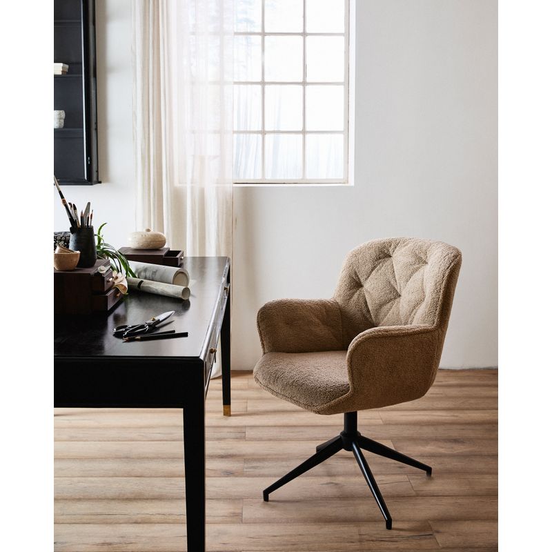 Nordal Silla de oficina A/S LEA-beige
