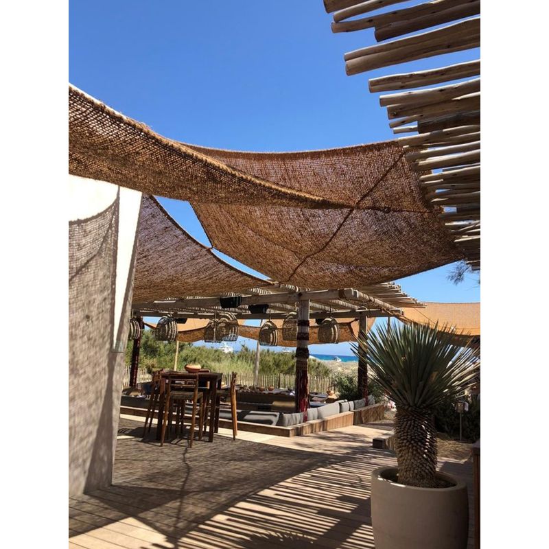 bazarbizar-b2b De Coco Schaduw Rechthoekig - Natuurlijk - 300x200