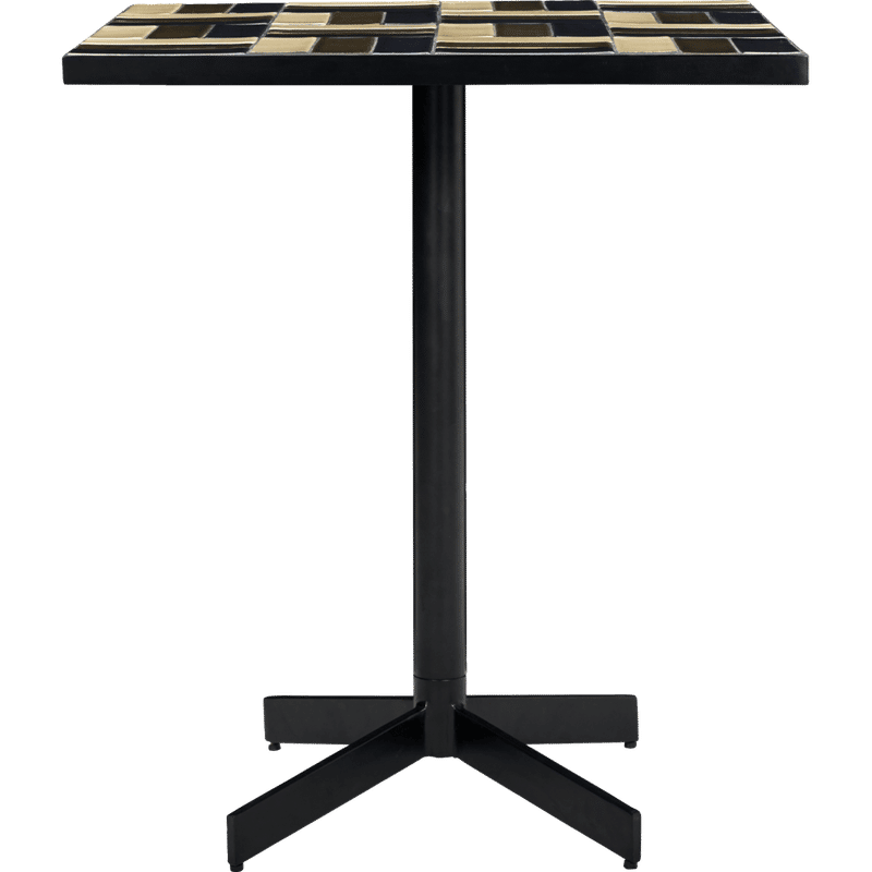 House Doctor Geometric tafel, Bruin, Blauw