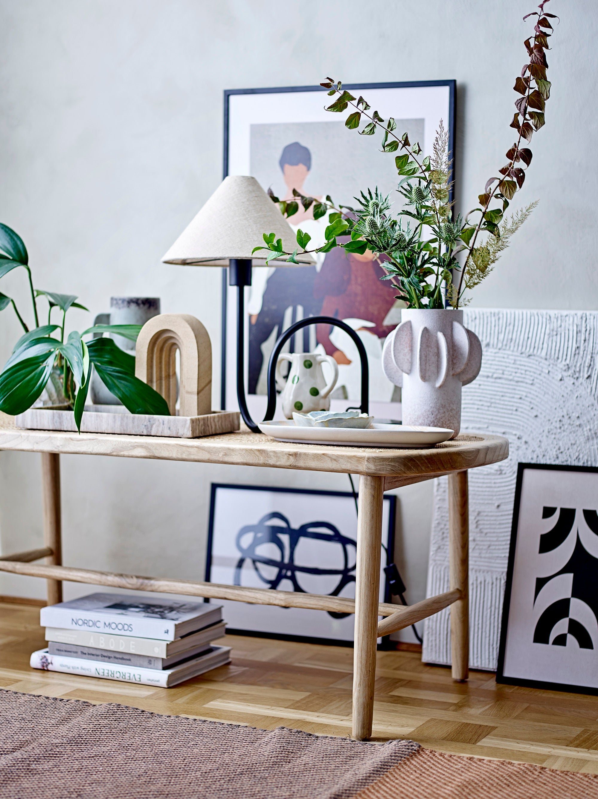 Bloomingville Rodin Vloerkleed, Bruin, Jute