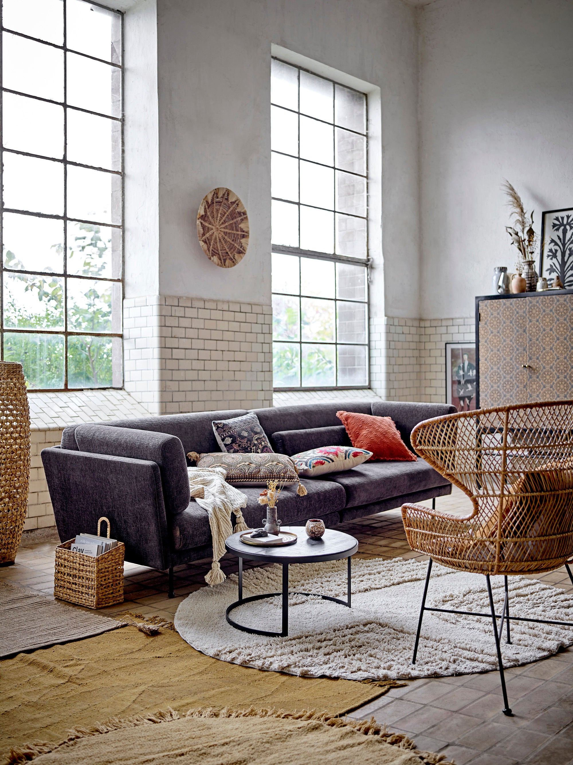 Bloomingville Frei Salontafel, Zwart, Mango