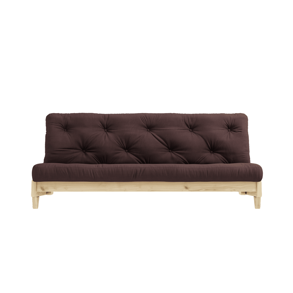 Karup Design FRESH CLEAR LACQUERED W. FRESH MATTRESS BROWN