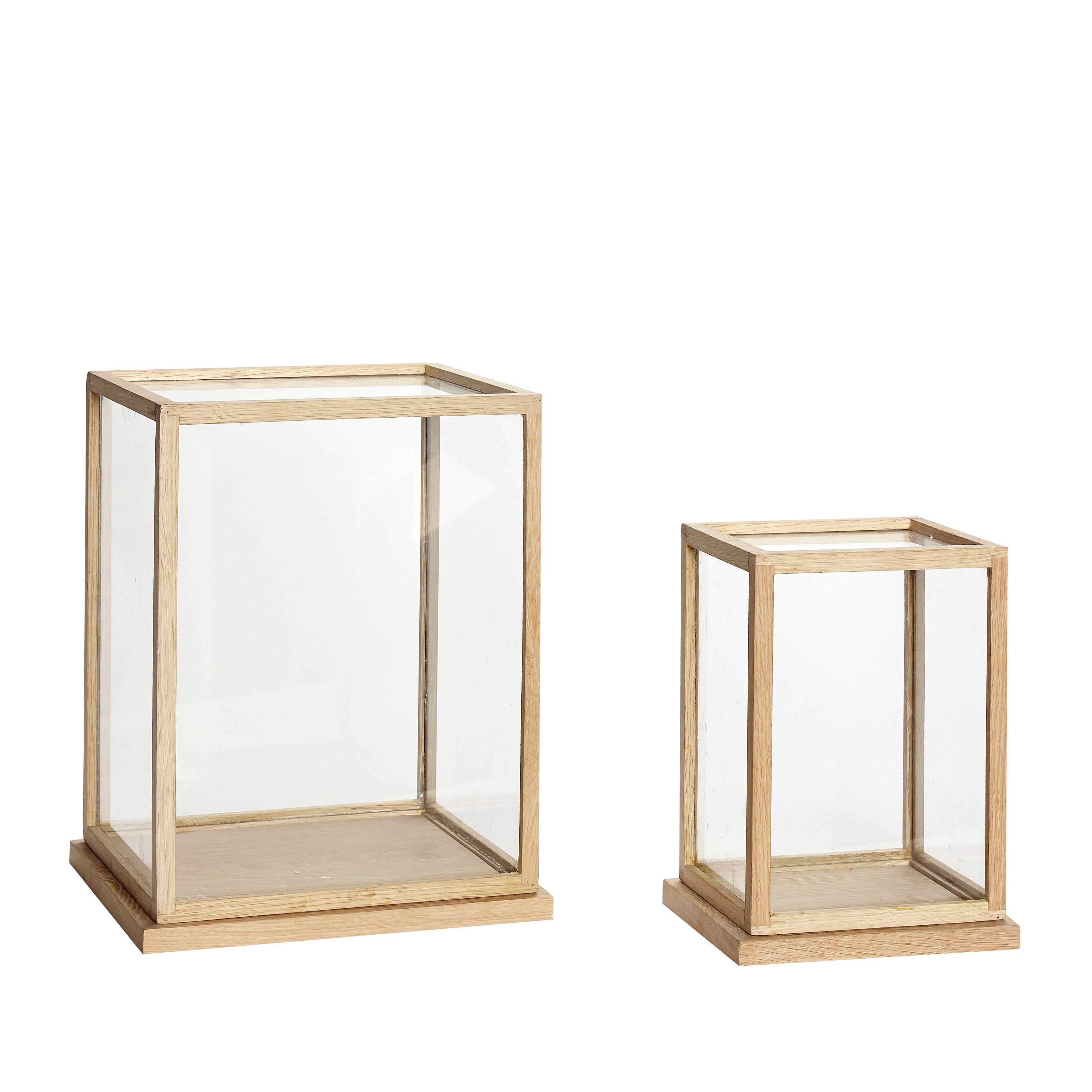 Hübsch Cajas de presentación de gafas Large Naturel (juego de 2)