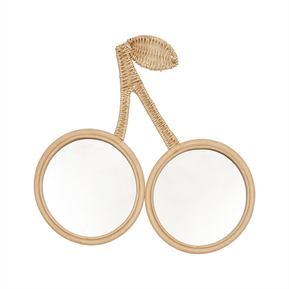 OYOY MINI Kersen Rotan Wandspiegel