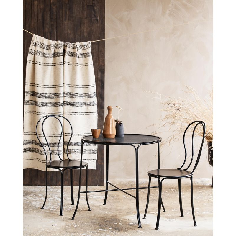 Nordal A/S Silla de jardín OLIVO-negro