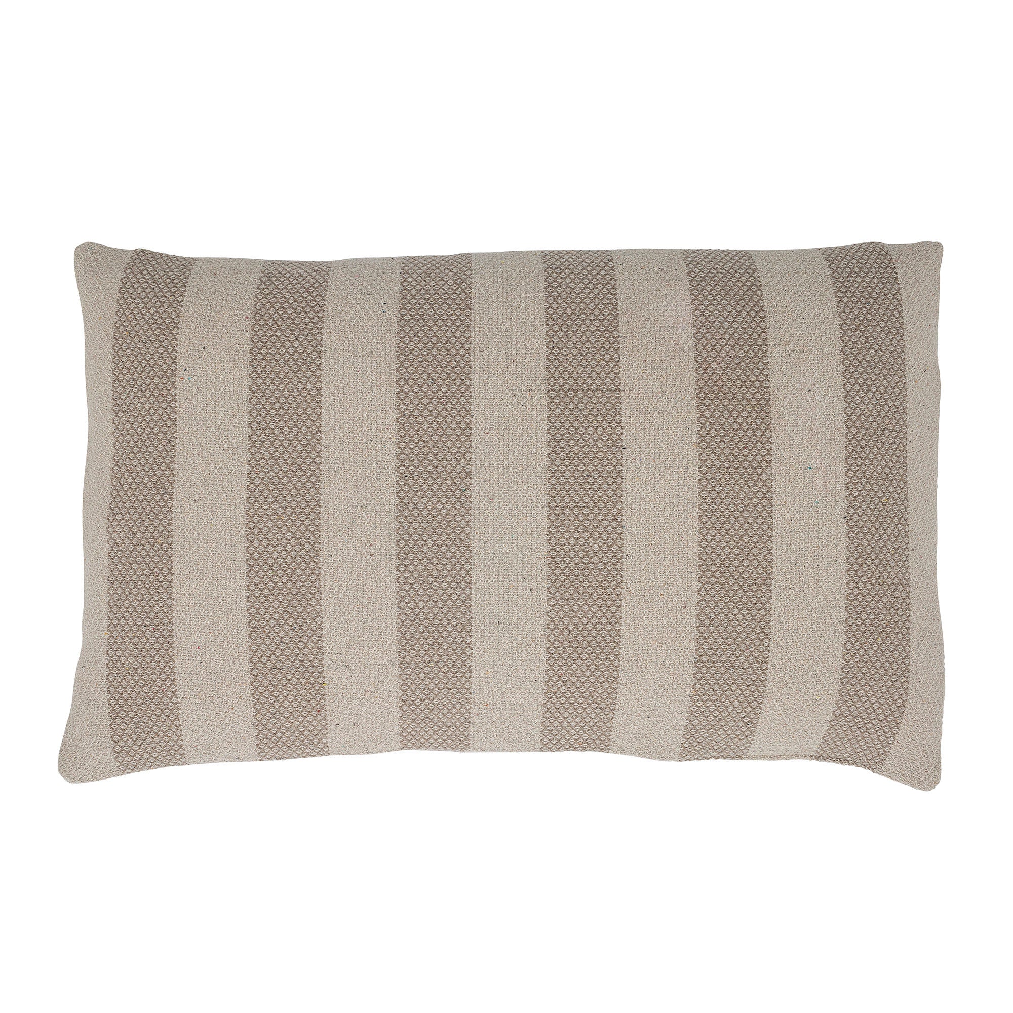 Almohada Bloomingville Eden, marrón, algodón reciclado