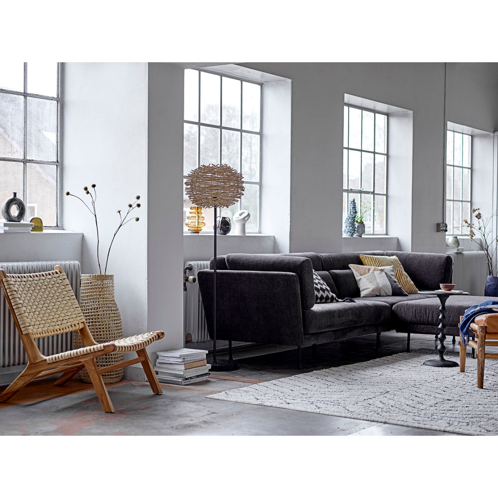 Bloomingville Baldvin Deco Vaas, Marrón, Gres