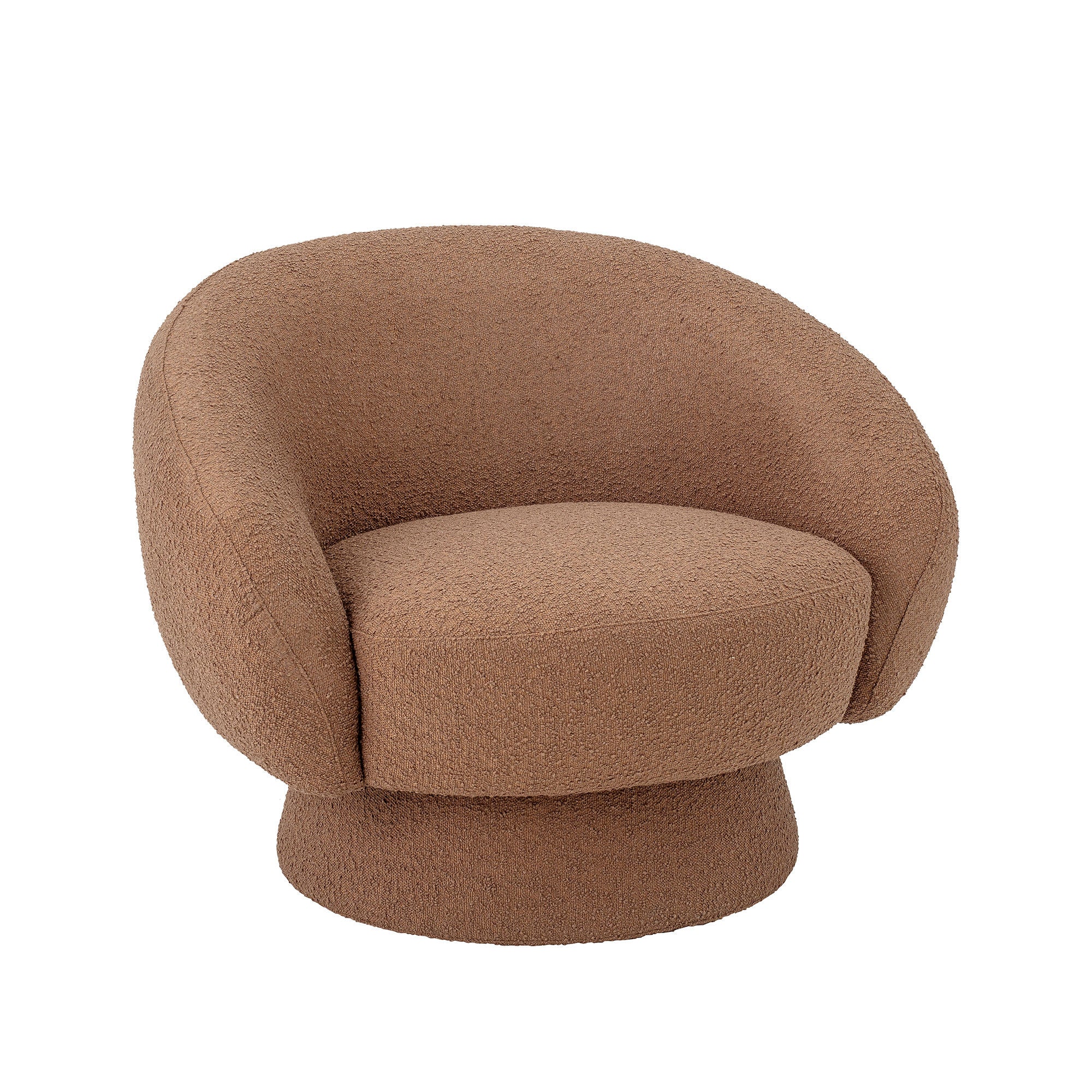 Bloomingville Chaise Ted, Marron, Polyester