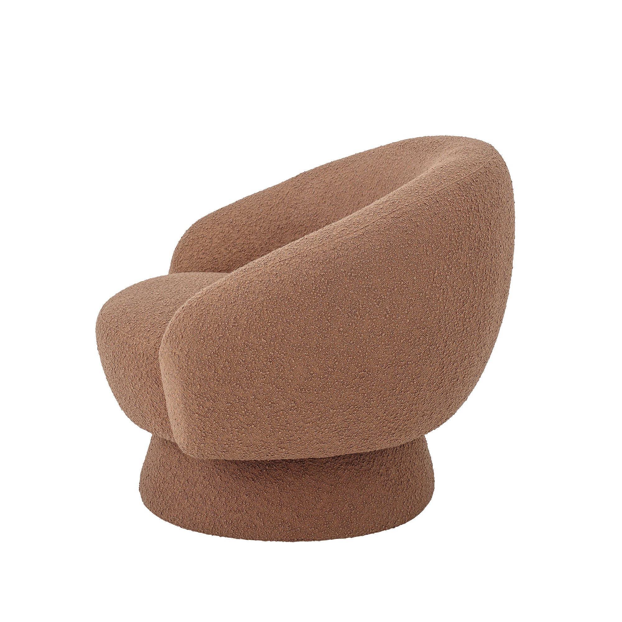 Bloomingville Chaise Ted, Marron, Polyester