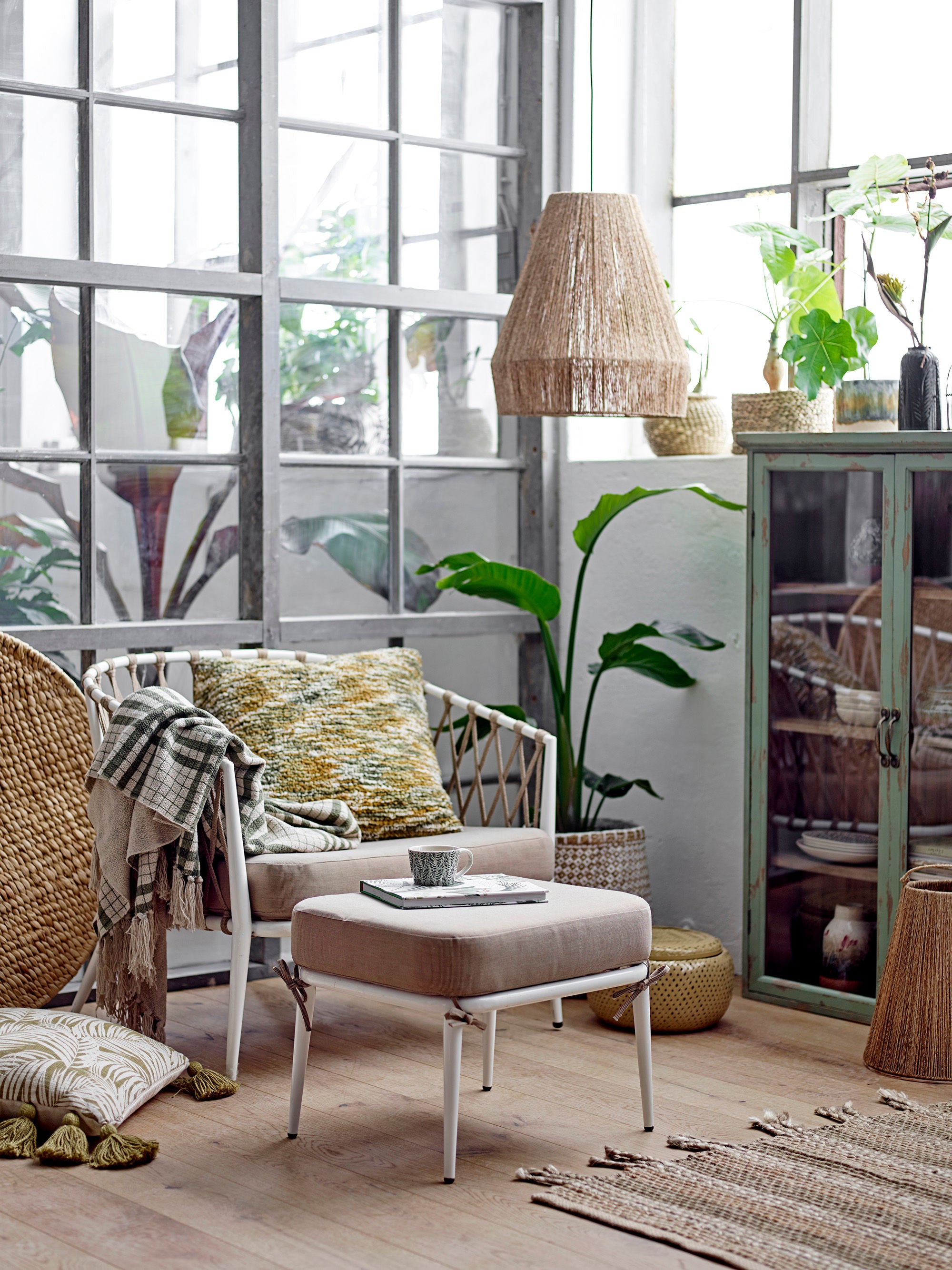 Creative Collection Isser Kussen, Groen, Katoen