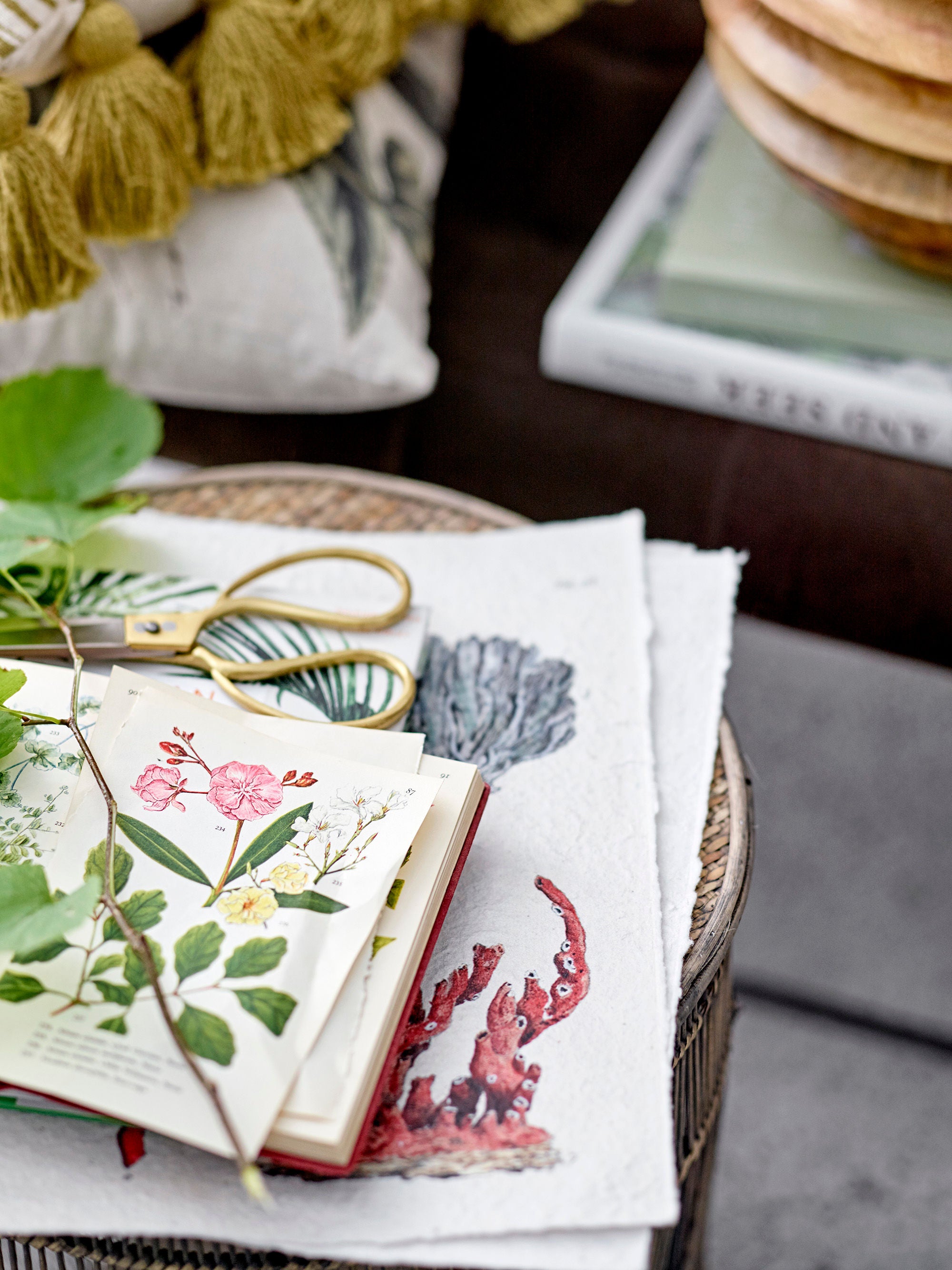 Creative Collection Isser Kussen, Groen, Katoen