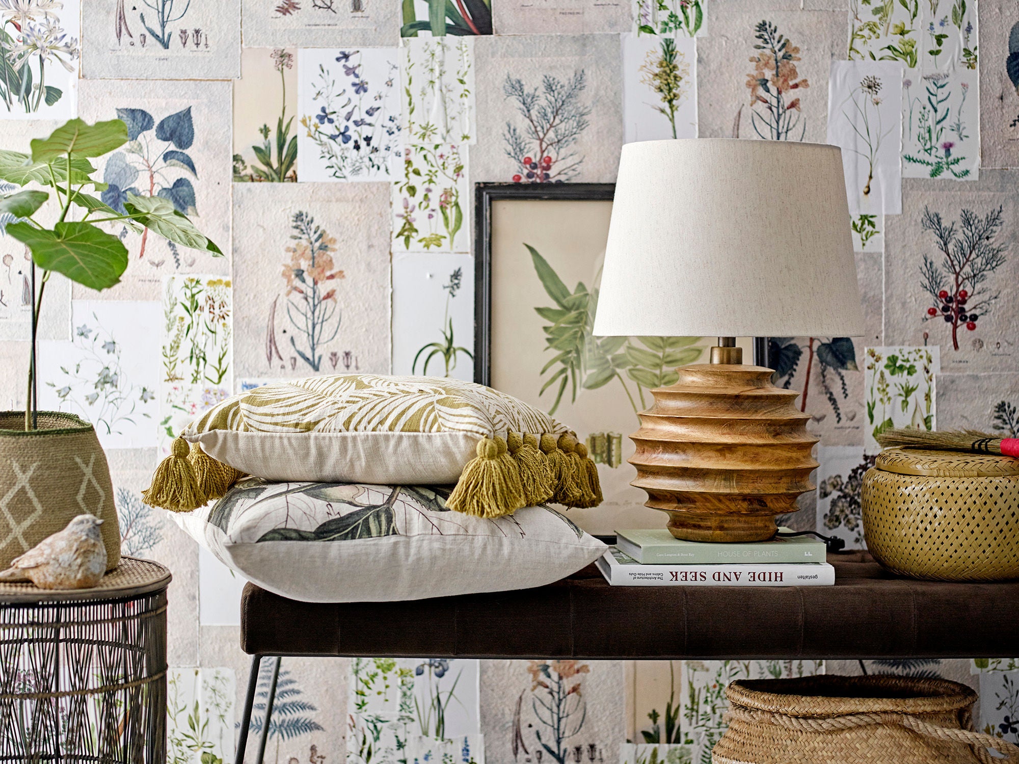 Creative Collection Isser Kussen, Groen, Katoen